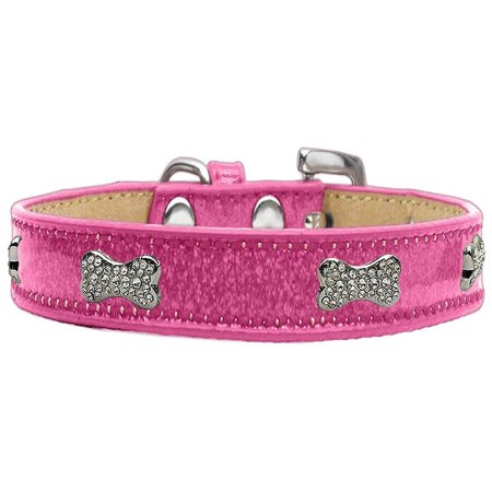 PET PAL Crystal Bone Dog CollarPink Ice Cream Size 14 PE815835